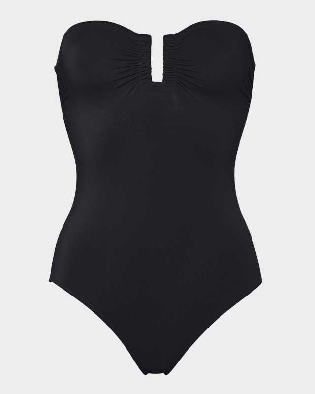 Cassiopee Strapless U-Hardware One-Piece Swimsuit